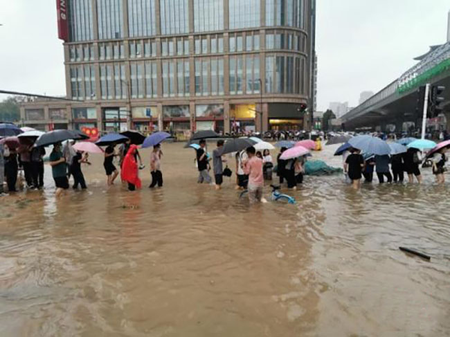 Zhengzhou, Rainstorm, Rain Deluge, Henan China