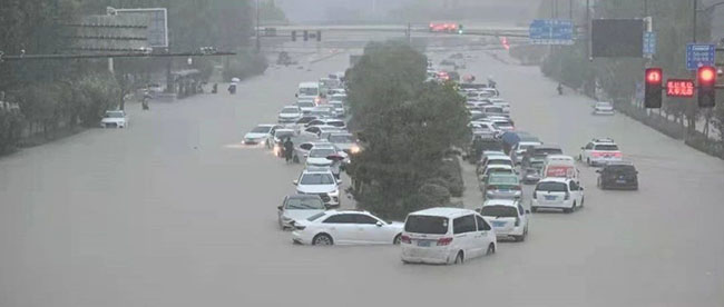 Zhengzhou, Rainstorm, Rain Deluge, Henan China