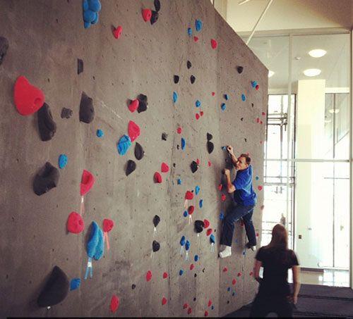 office climbing wall, rock climbing wall, climbing wall, climbing wall projects, climbing walls, corporate climbing wall
