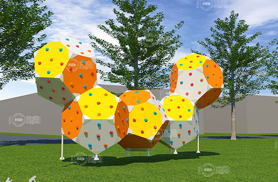 JP Polyhedral Climbing Wall