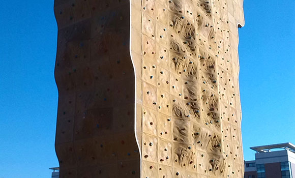 Outdoor Rock Climbing Wall