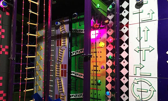 Climbing Wall Zone in Trampoline Park UK