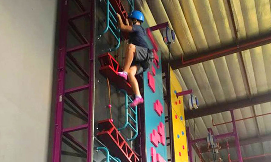 Children’s Indoor Climbing Wall