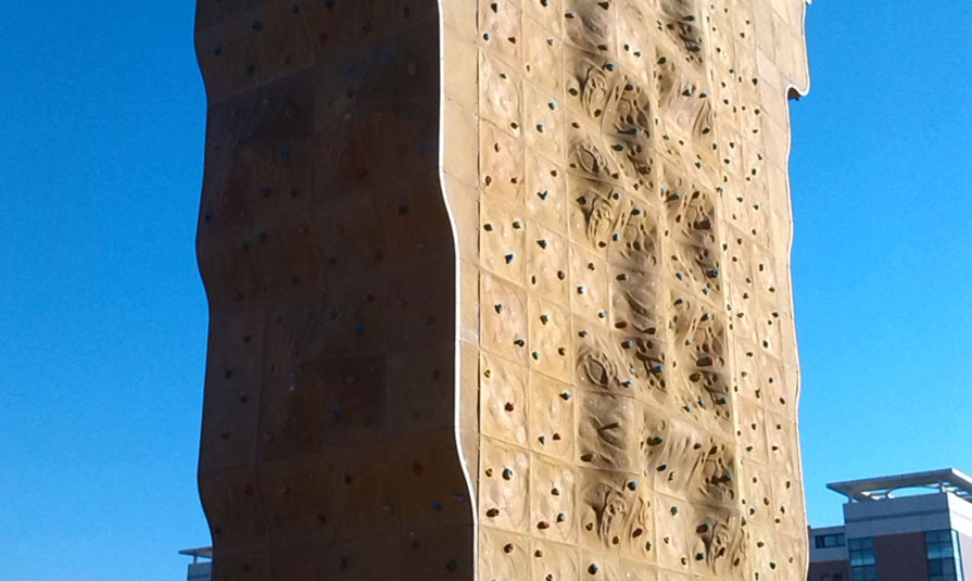 Outdoor Rock Climbing Wall