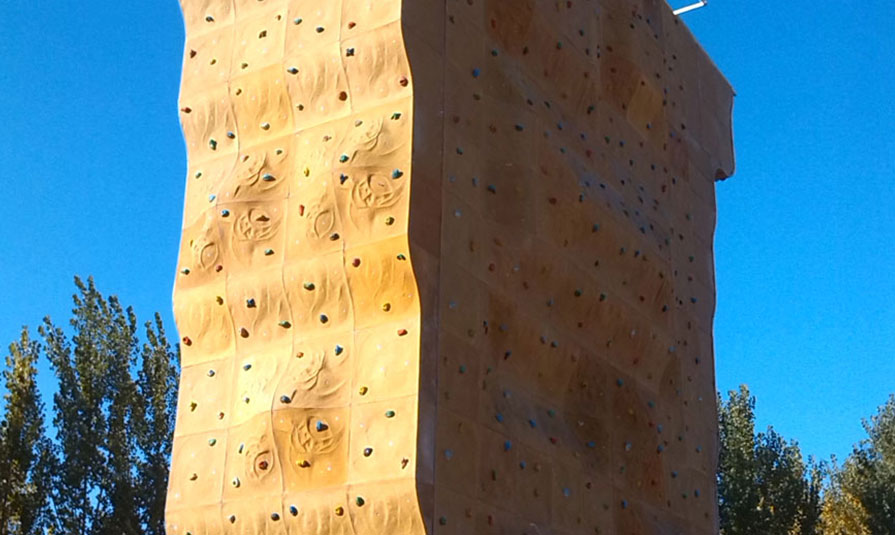 Outdoor Rock Climbing Wall